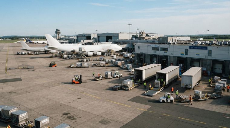 Aeroport Liege semiremorci